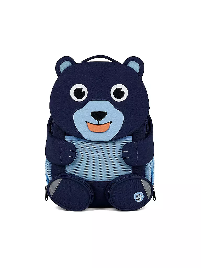 AFFENZAHN | Sac à dos enfant Grands Amis - Ours | Bleu foncé