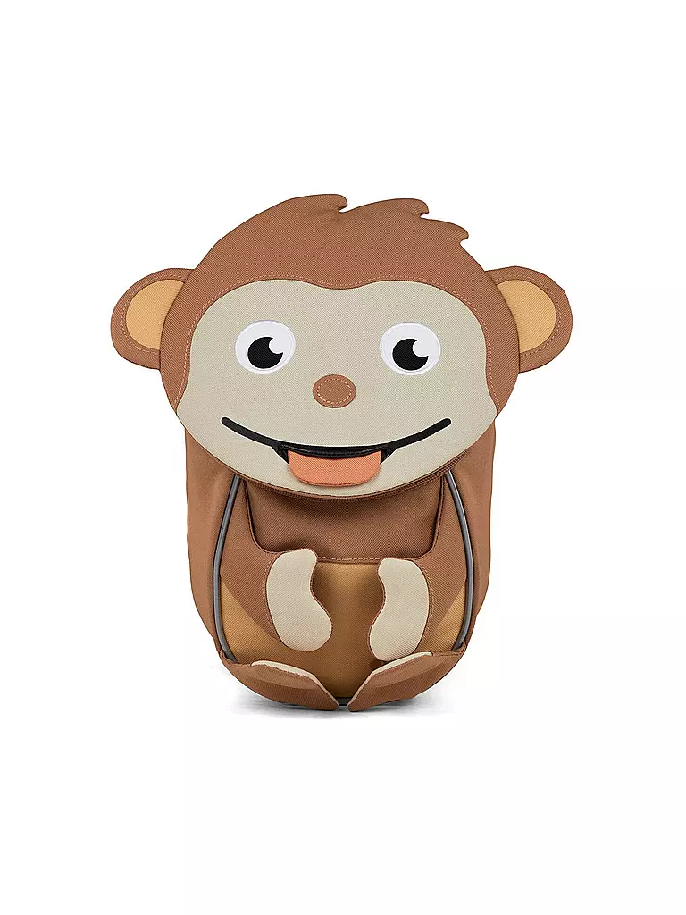 AFFENZAHN | Sac à dos enfant Petits Amis - Singe | Marron