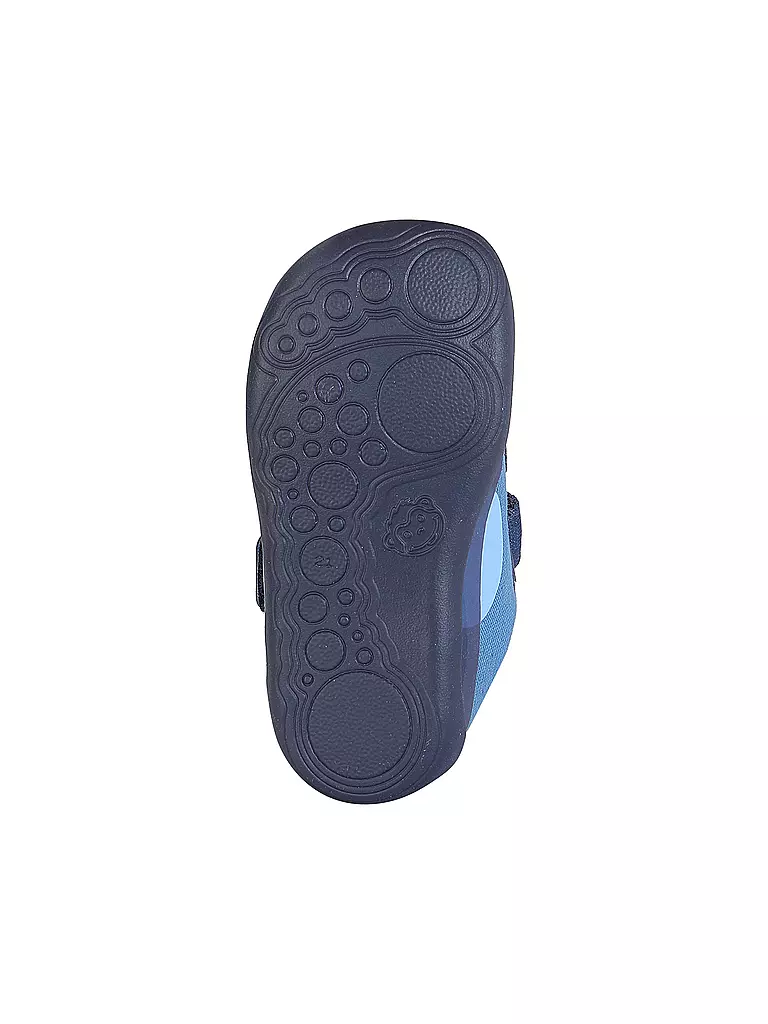 AFFENZAHN | Sneakers pieds nus pour enfants COTTON LUCKY Bär | blau
