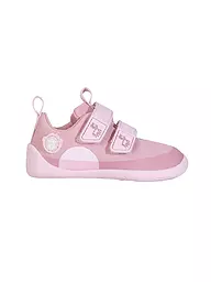 AFFENZAHN | Sneakers barefoot pour enfants COTTON LUCKY Toucan créatif | Rose