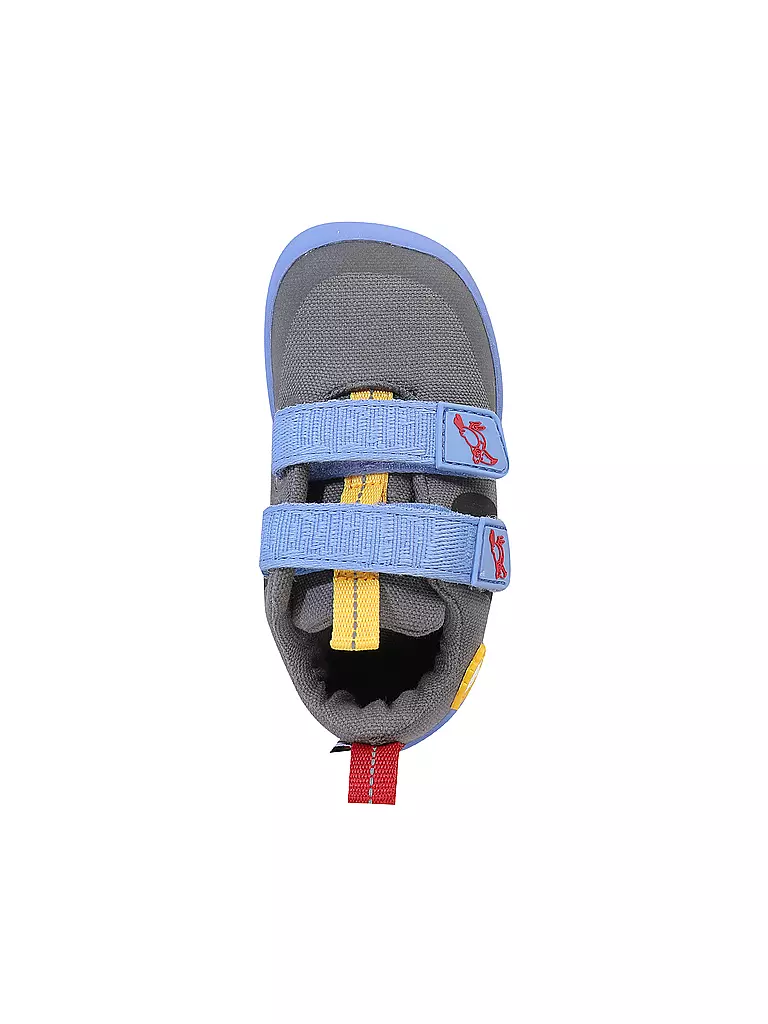 AFFENZAHN | Sneakers pieds nus pour enfants COTTON LUCKY Toucan | grau