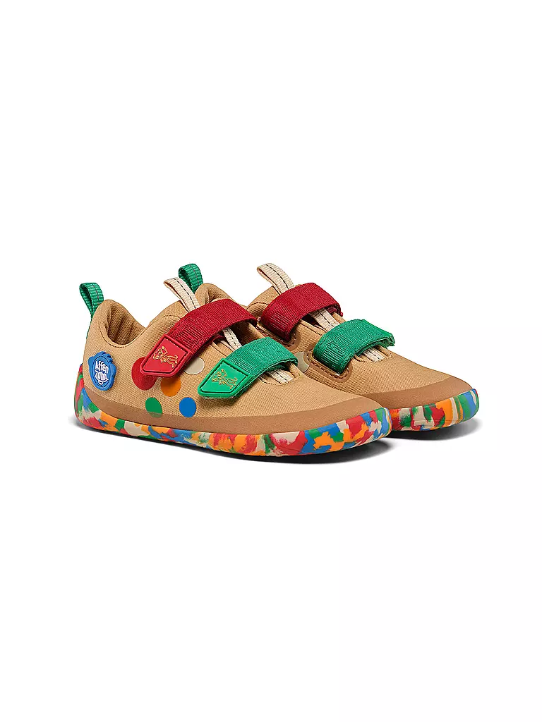 AFFENZAHN | Sneakers pieds nus pour enfants COTTON LUCKY | beige