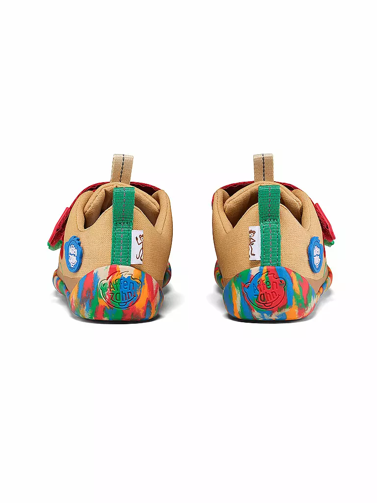 AFFENZAHN | Sneakers pieds nus pour enfants COTTON LUCKY | beige