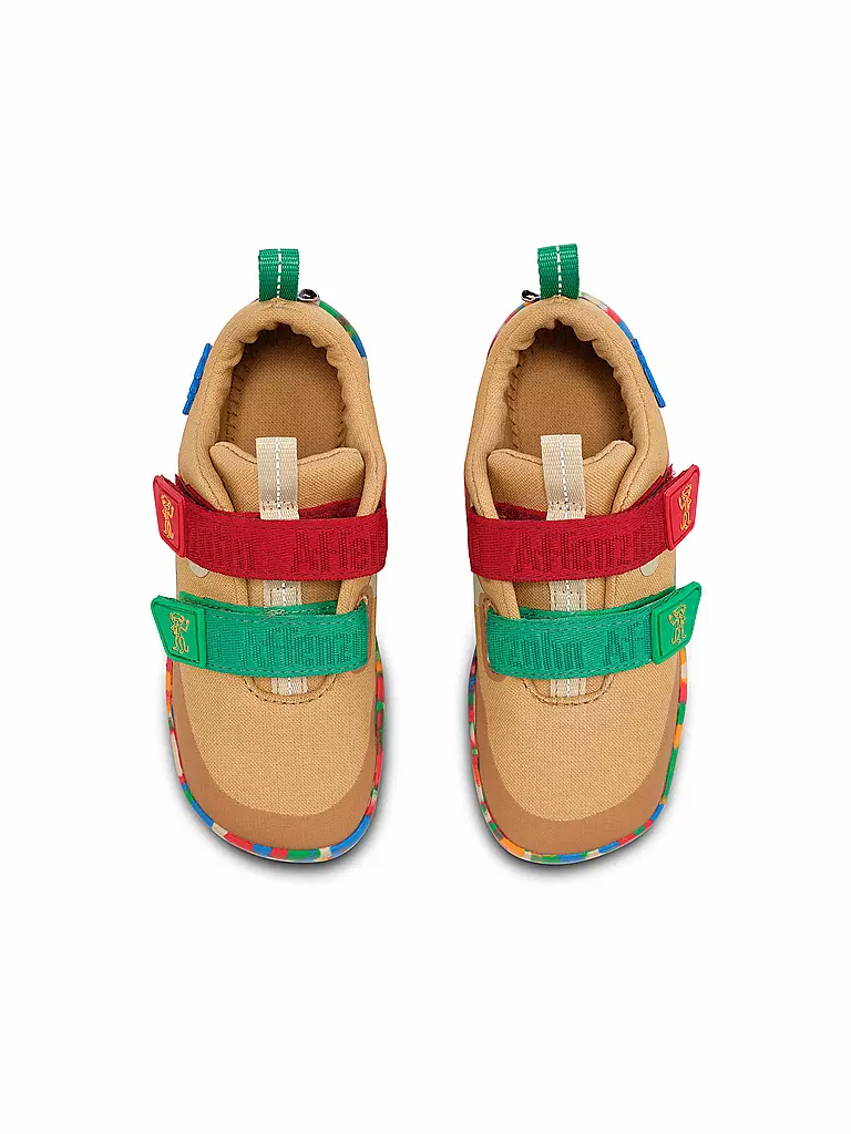AFFENZAHN | Sneakers pieds nus pour enfants COTTON LUCKY | beige