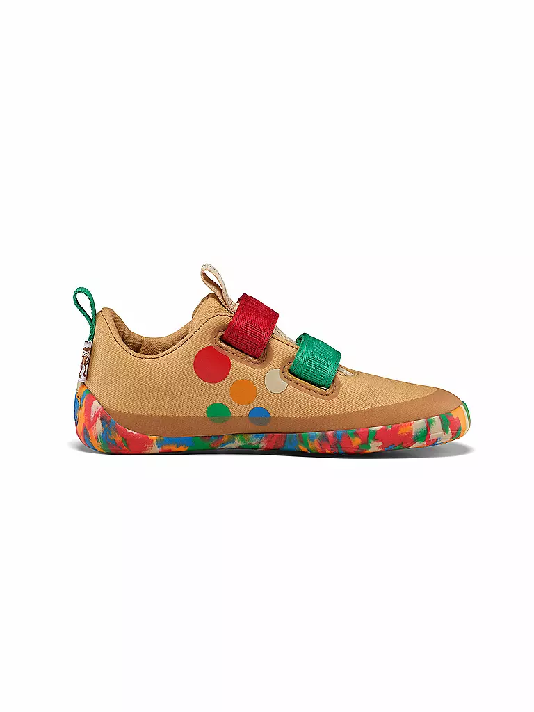 AFFENZAHN | Sneakers pieds nus pour enfants COTTON LUCKY | beige