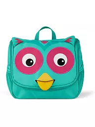 AFFENZAHN | Trousse de toilette enfant Hibou | Turquoise