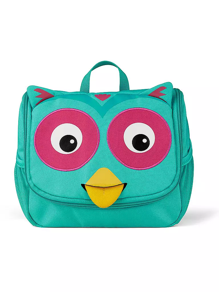 AFFENZAHN | Trousse de toilette enfant Hibou | türkis