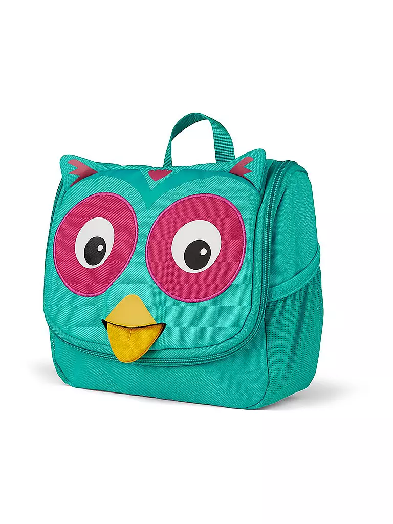 AFFENZAHN | Trousse de toilette enfant Hibou | türkis