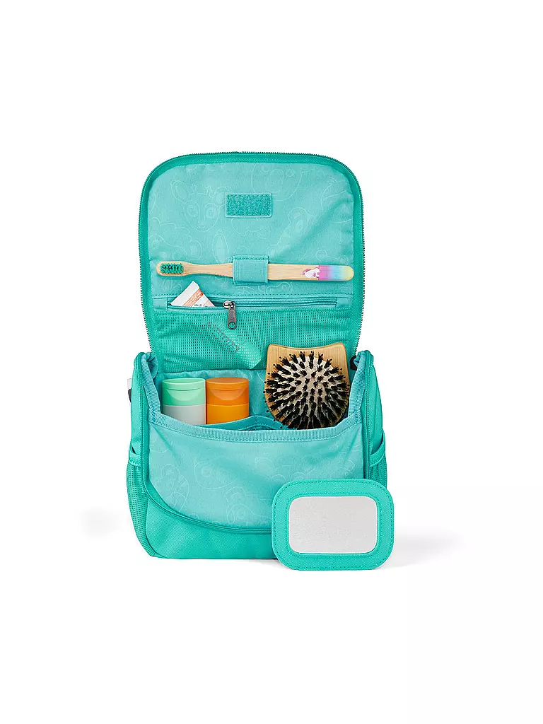 AFFENZAHN | Trousse de toilette enfant Hibou | türkis