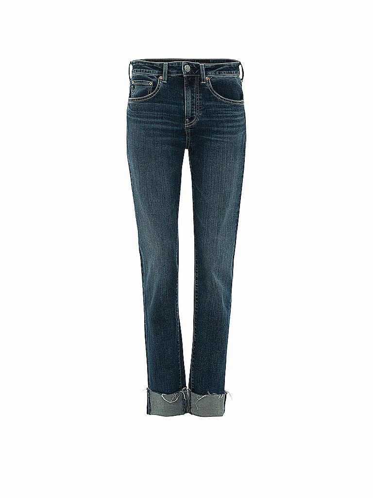 Jeans Relaxed Slim Fit GIRLFRIEND bleu marine 25