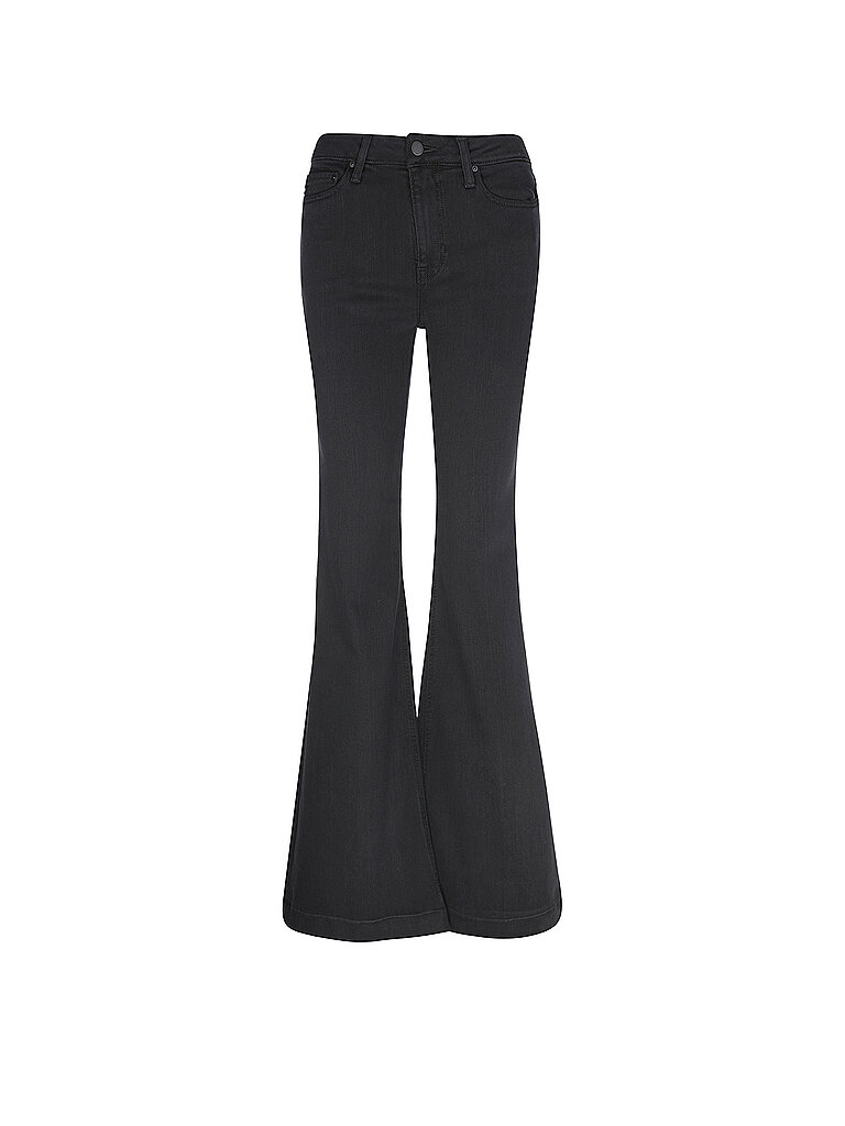 Jeans taille haute coupe évasée TROPEA noir 29