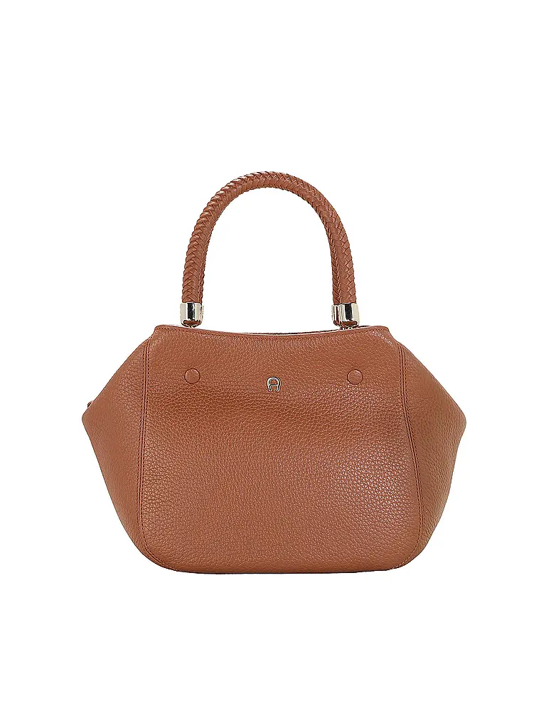 AIGNER | Ledertasche  - Shopper CARRE SOFT Medium | Marron