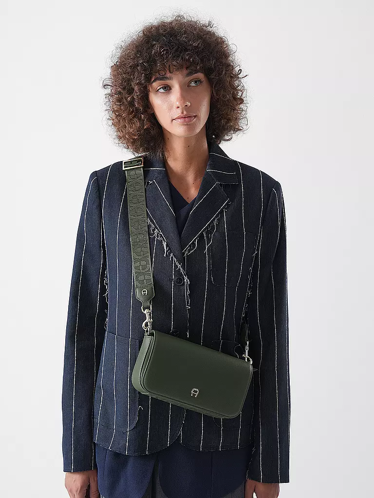 AIGNER | Ledertasche - Mini Bag ZITA Small | olive