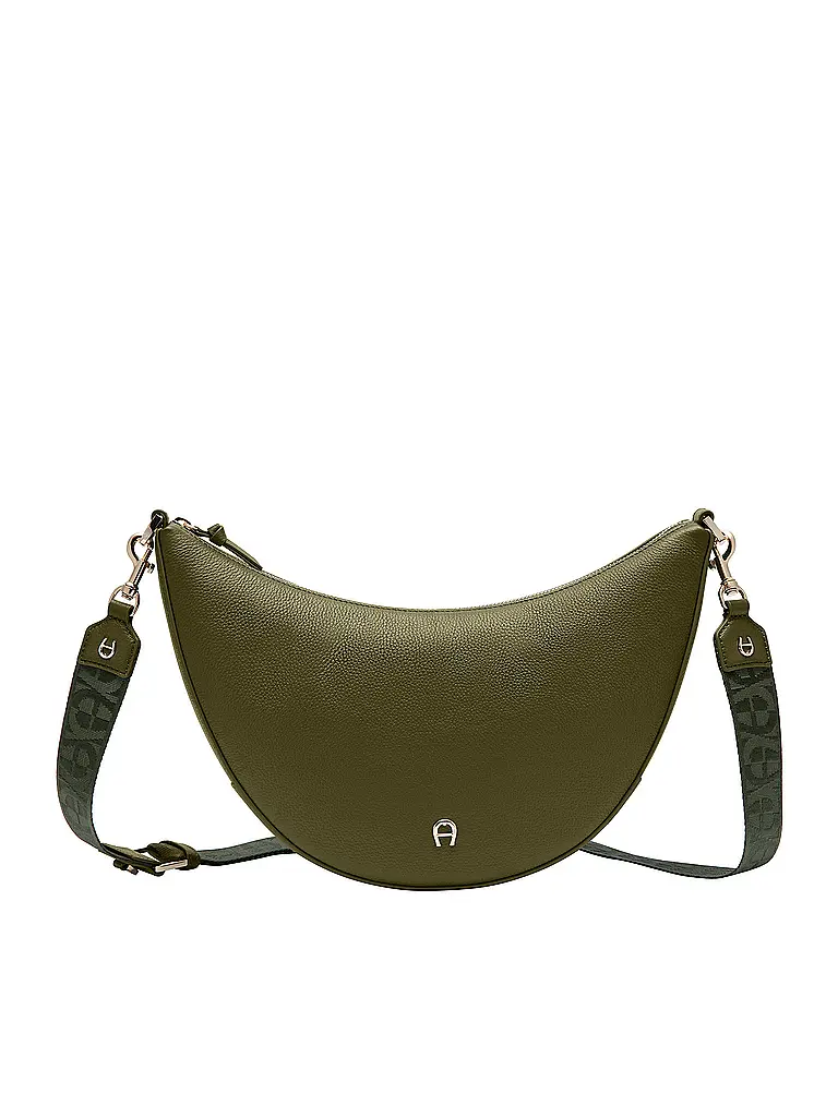 AIGNER | Ledertasche - Umhängetasche ZITA Medium | Olive