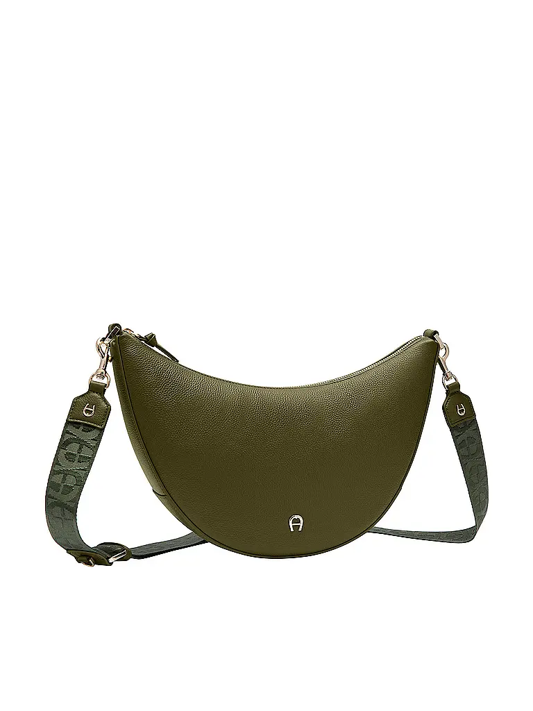 AIGNER | Ledertasche - Umhängetasche ZITA Medium | Olive