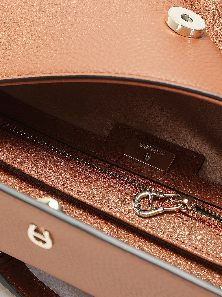 AIGNER | Sac en cuir - Mini sac DELIA Small | braun