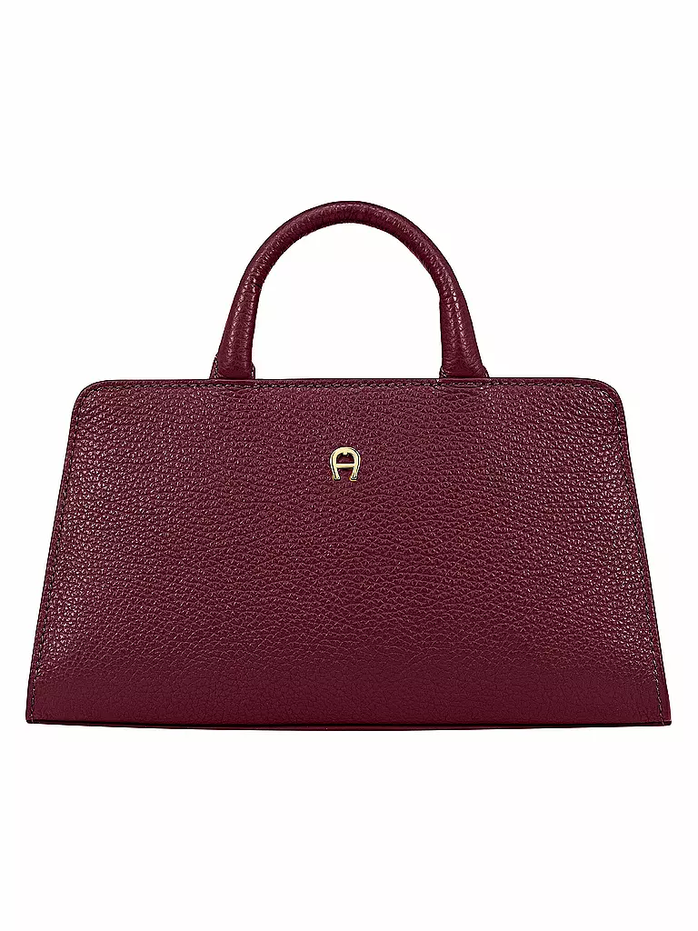 AIGNER | Sac en cuir - Sac à main CYBILL Small | Rouge foncé