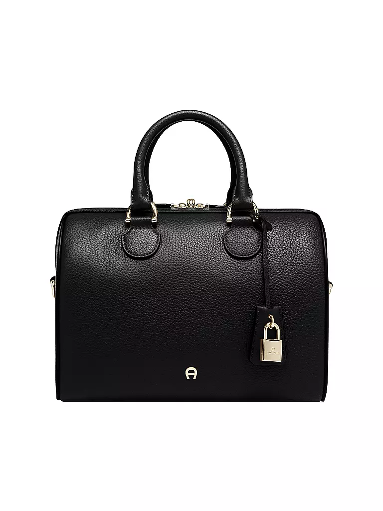 AIGNER | Sac en cuir - Sac à main DELIA Small | schwarz
