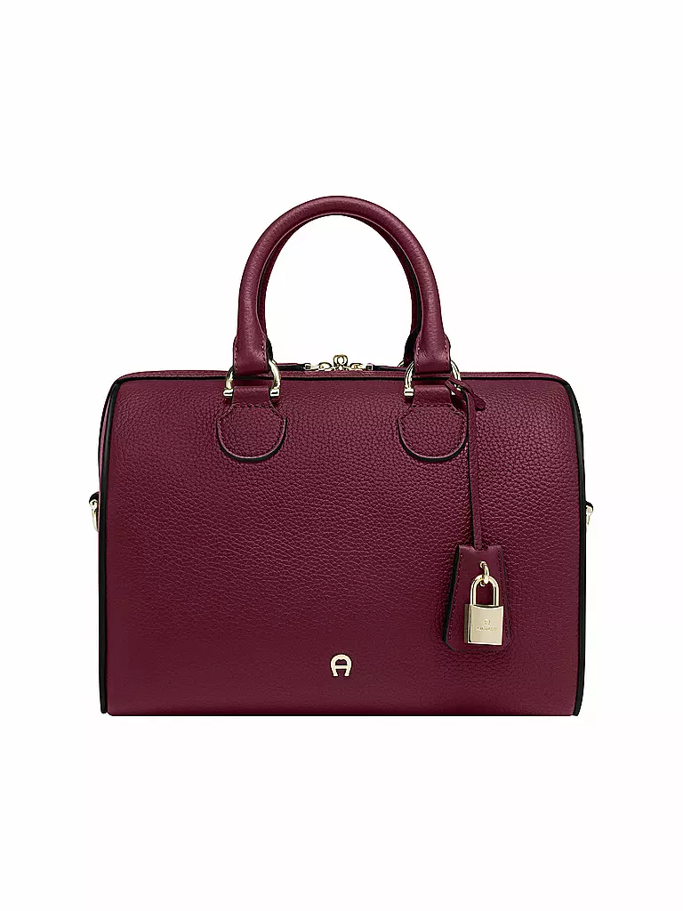 AIGNER | Sac en cuir - Sac à main DELIA Small | dunkelrot