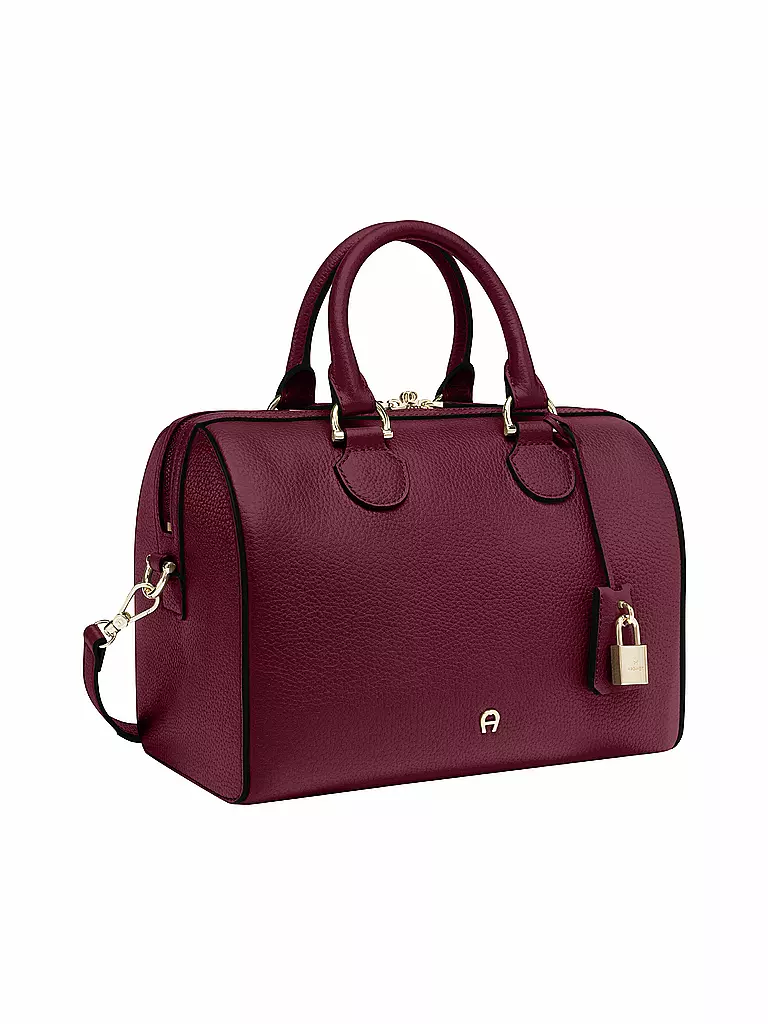 AIGNER | Sac en cuir - Sac à main DELIA Small | dunkelrot