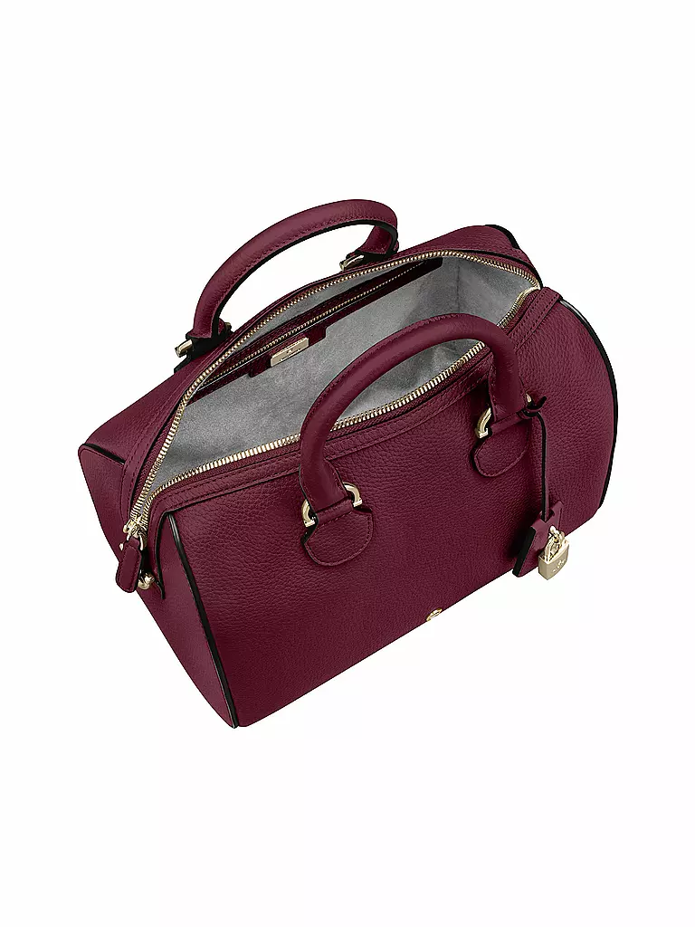 AIGNER | Sac en cuir - Sac à main DELIA Small | dunkelrot