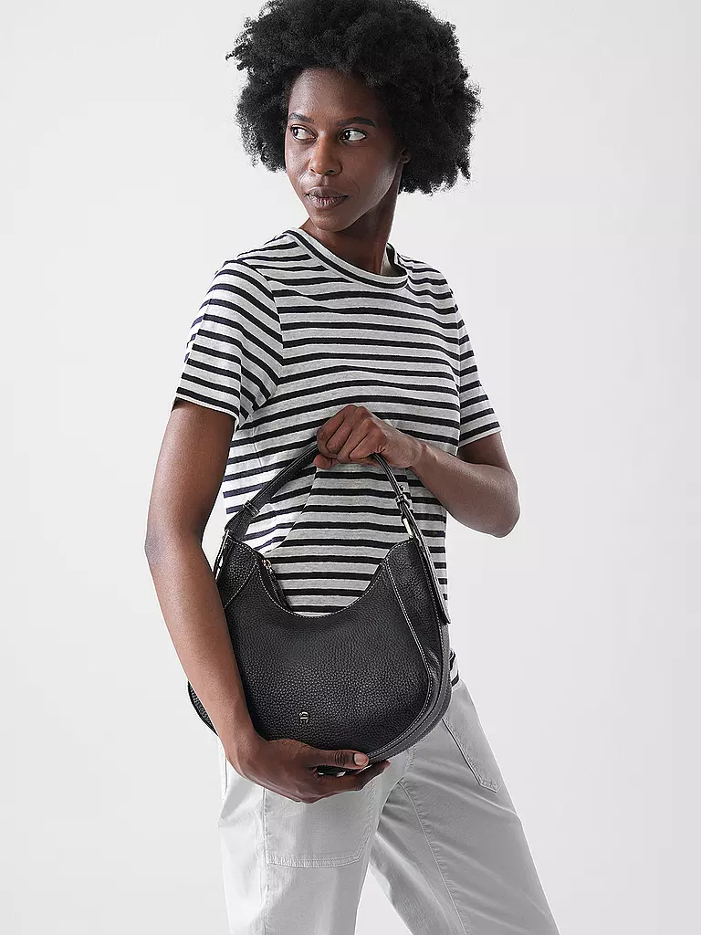 AIGNER | Sac en cuir - Sac bandoulière JOAN Medium | schwarz