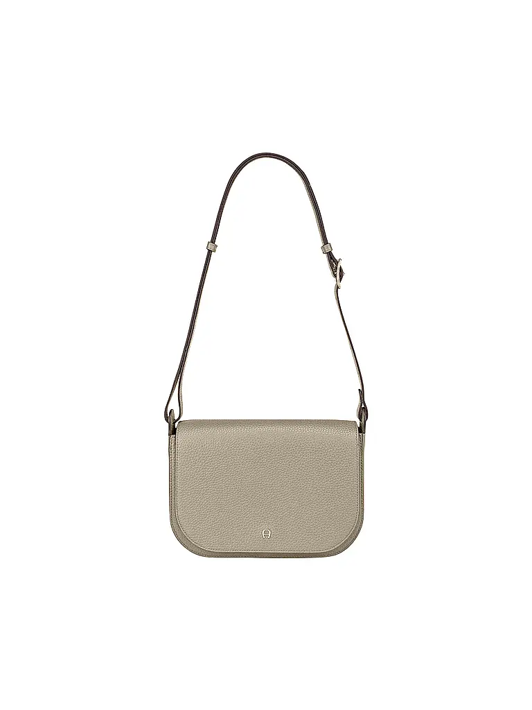 AIGNER | Sac en cuir - Sac bandoulière PURA Medium | beige