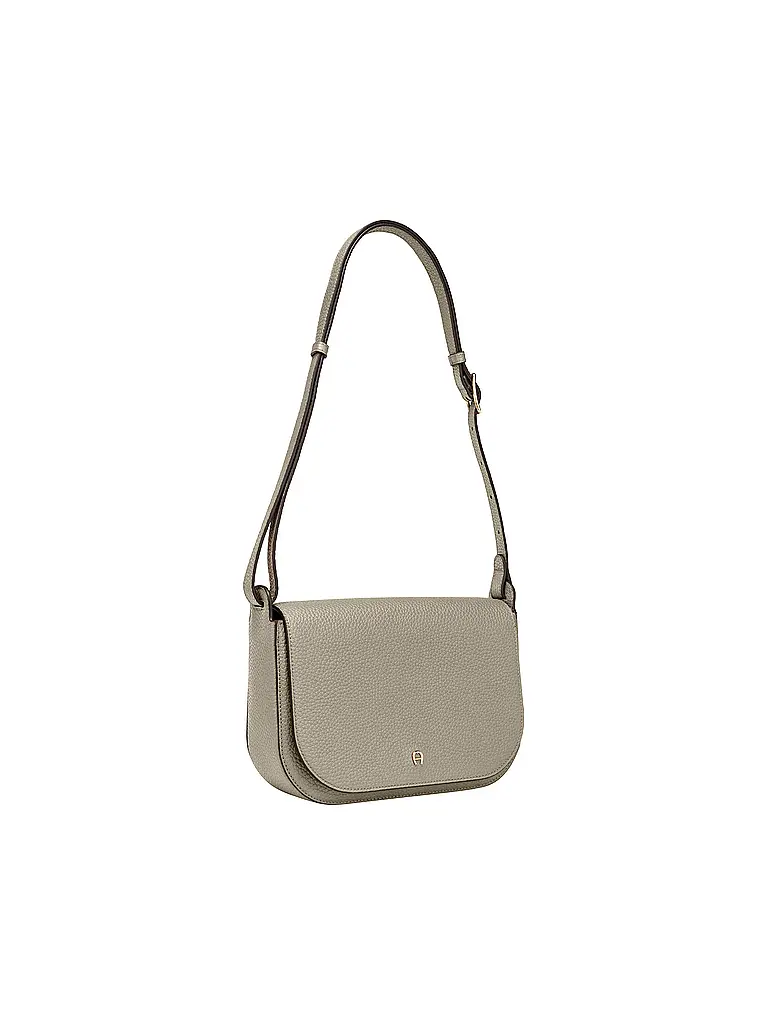 AIGNER | Sac en cuir - Sac bandoulière PURA Medium | beige
