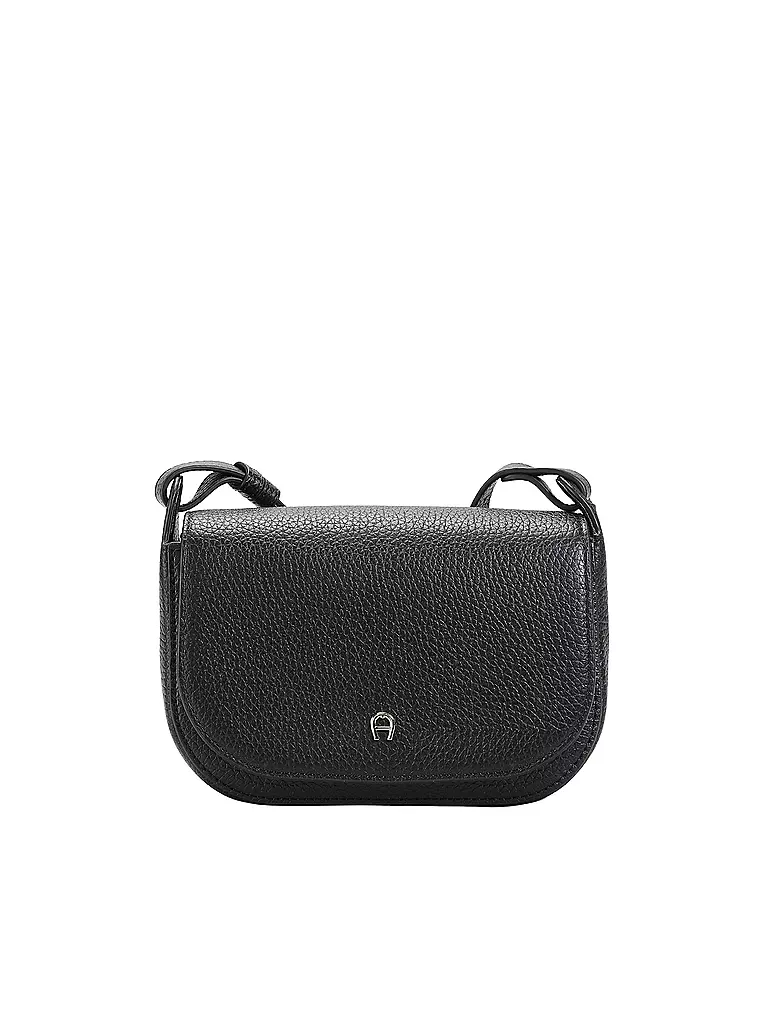 AIGNER | Sac en cuir - Sac bandoulière PURA Small | schwarz