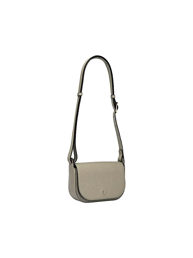 AIGNER | Sac en cuir - Sac bandoulière PURA Small | beige