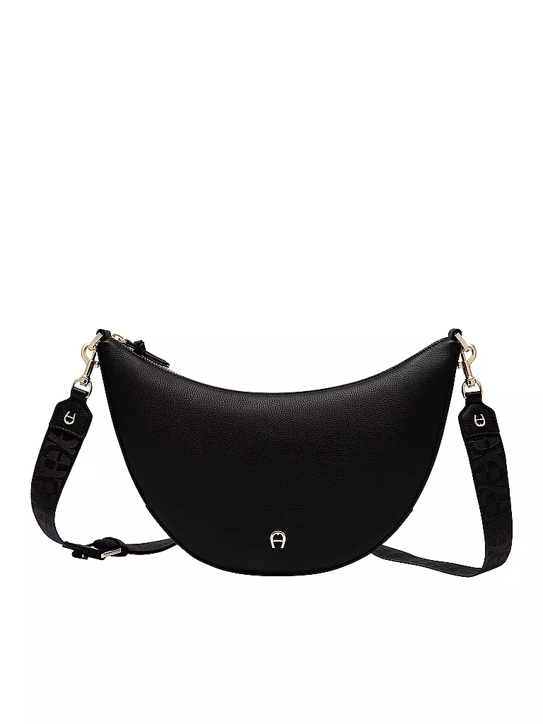 AIGNER | Sac en cuir - Sac bandoulière ZITA Medium | Noir