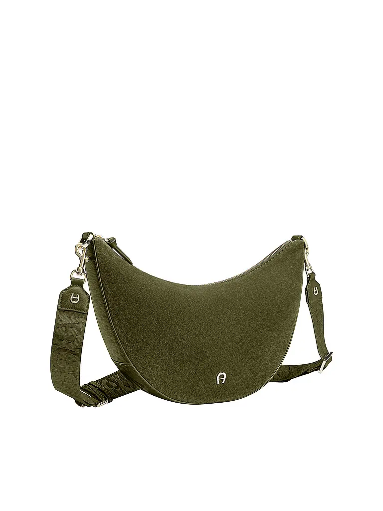 AIGNER | Sac en cuir - Sac bandoulière ZITA Medium | Olive