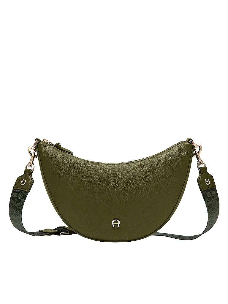 AIGNER | Sac en cuir - Sac bandoulière ZITA | olive
