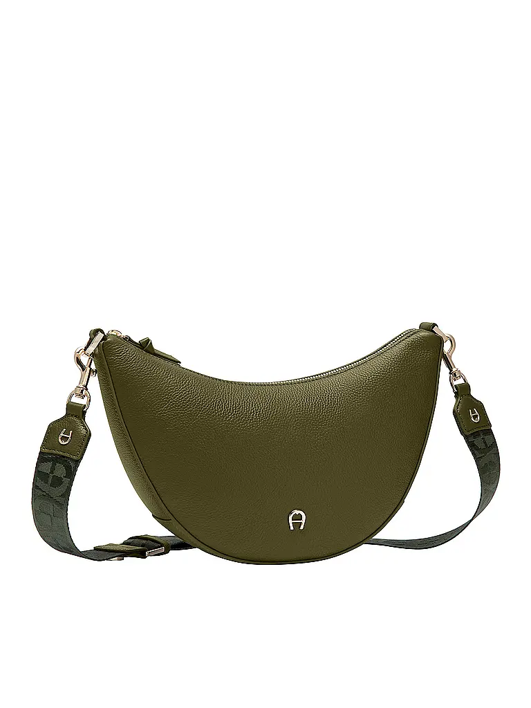 AIGNER | Sac en cuir - Sac bandoulière ZITA | olive