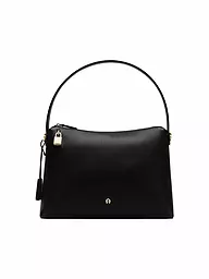 AIGNER | Sac en cuir - Sac Hobo DELIA Medium | Noir