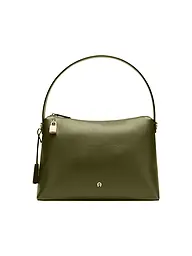 AIGNER | Sac en cuir - Sac Hobo DELIA Medium | Olive