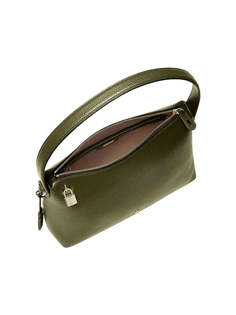 AIGNER | Sac en cuir - Sac Hobo DELIA Medium | Olive