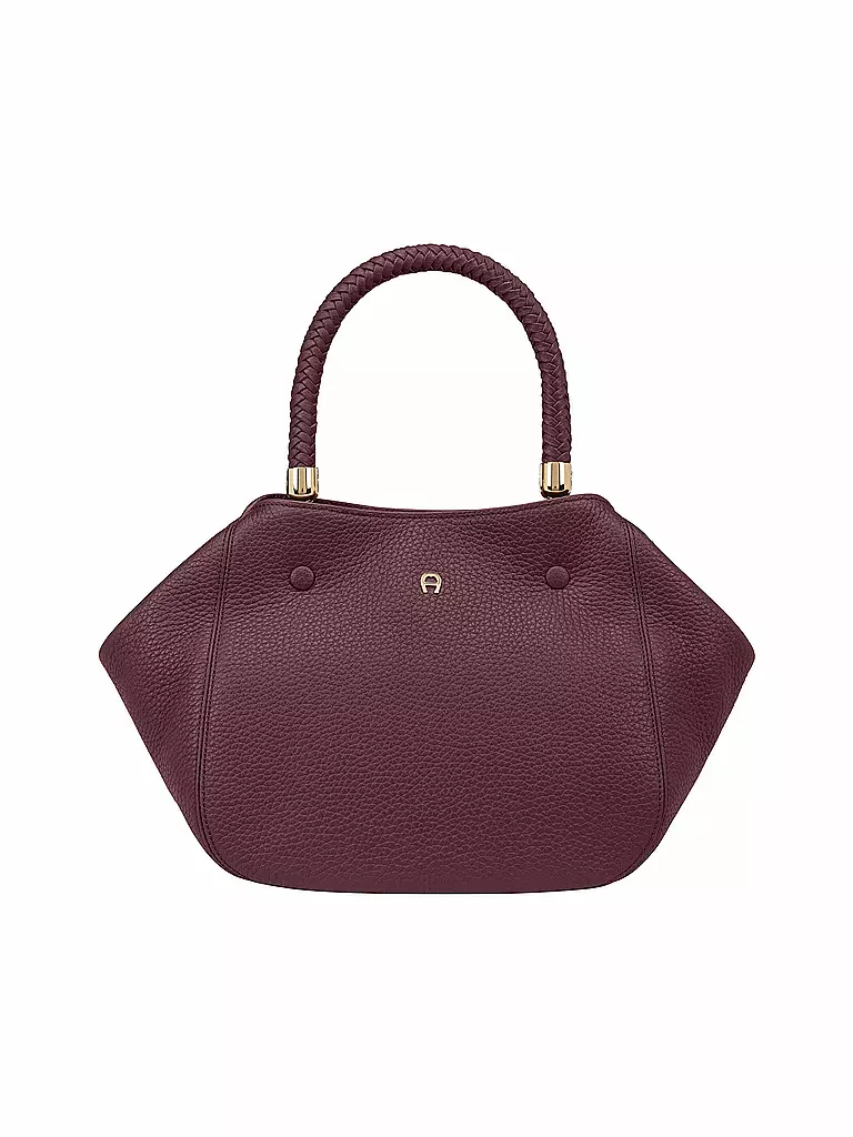 AIGNER | Sac en cuir - Shopper CARRE SOFT Medium | dunkelrot
