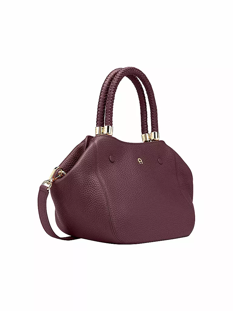 AIGNER | Sac en cuir - Shopper CARRE SOFT Medium | dunkelrot