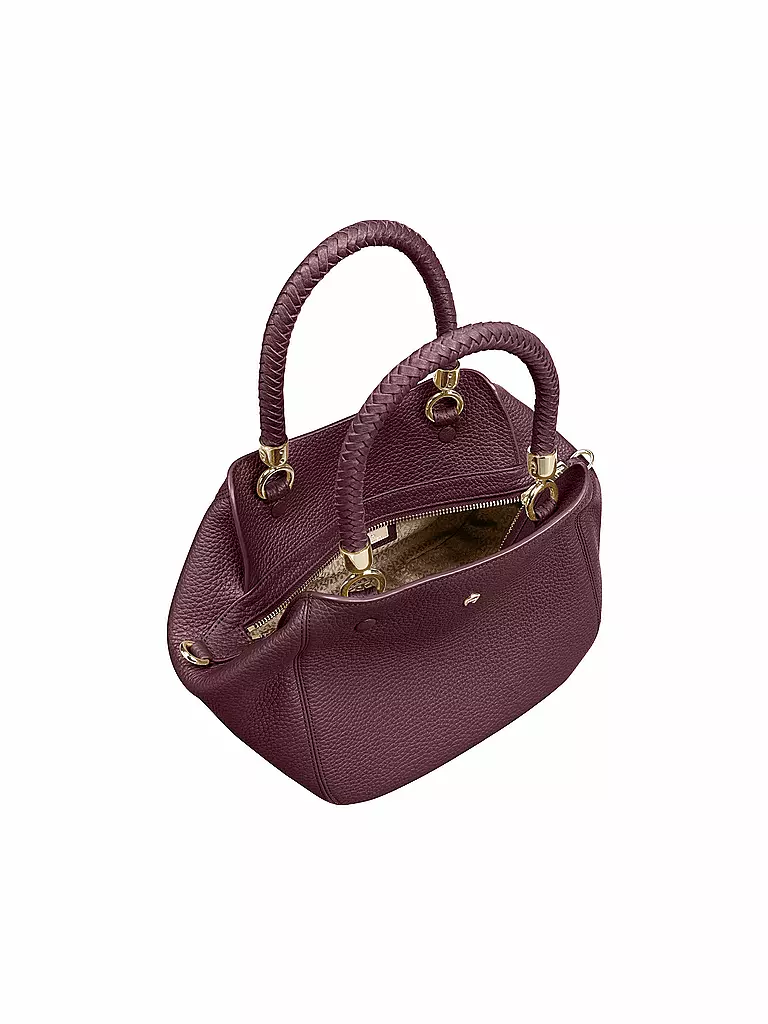 AIGNER | Sac en cuir - Shopper CARRE SOFT Medium | dunkelrot