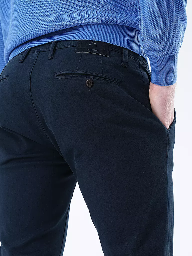 ALBERTO | Chino Coupe Slim ROB LIGHT SUPERSTRETCH | dunkelblau