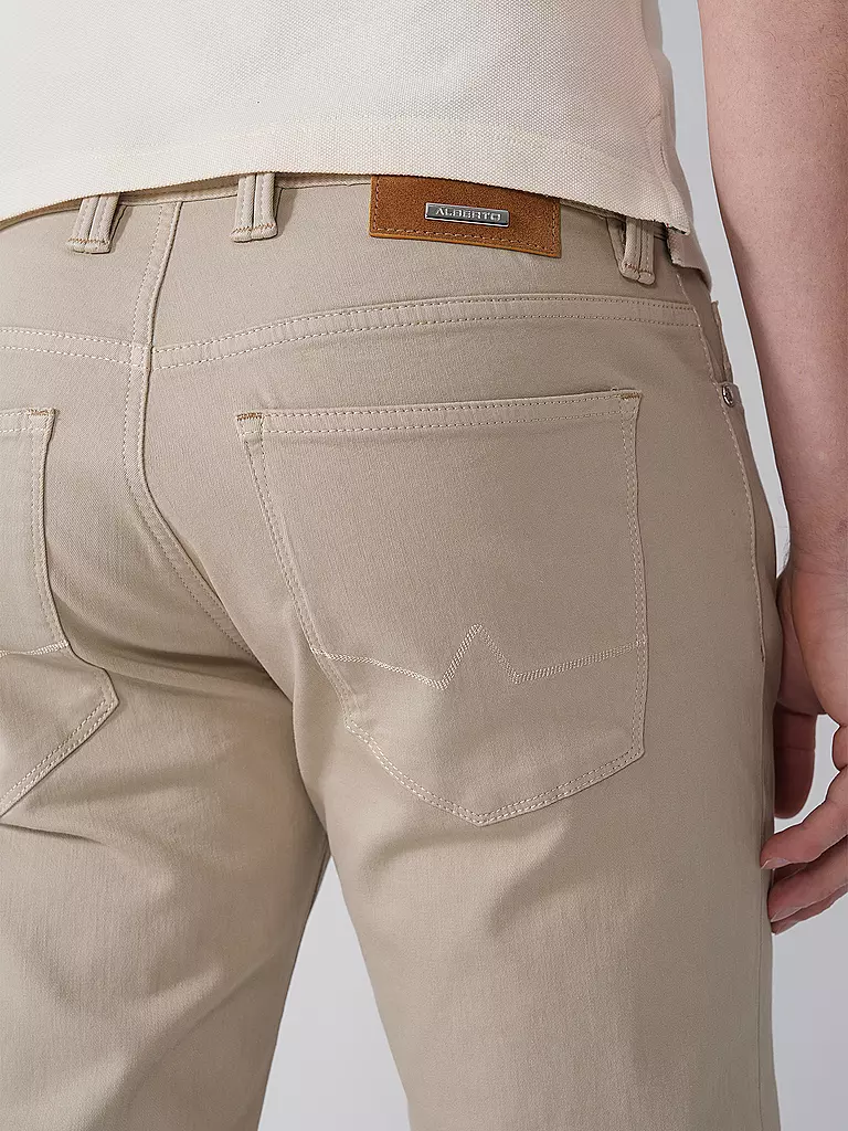ALBERTO | Jeans Coupe Regular PIPE | beige