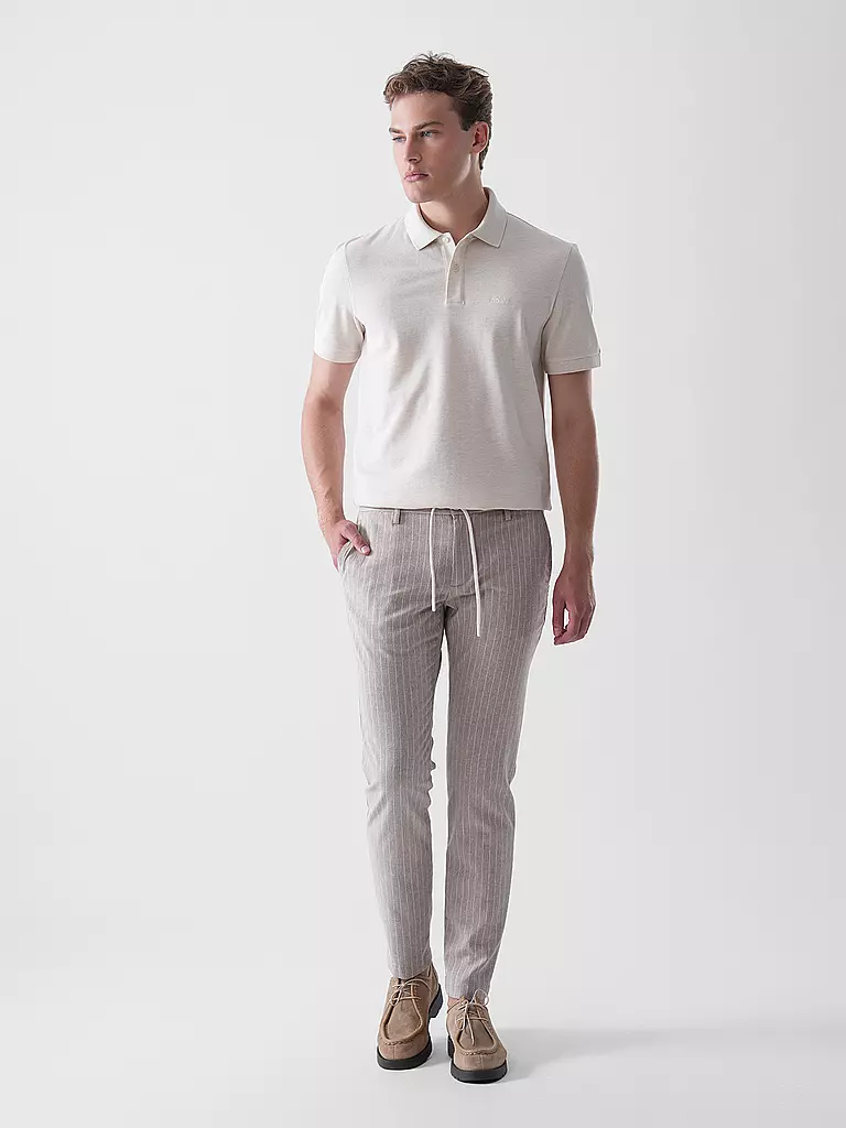 ALBERTO | Pantalon en lin JUMP | beige