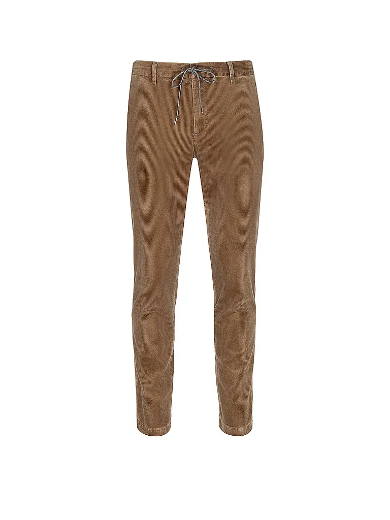 ALBERTO | Pantalon en velours côtelé coupe slim JUMP | braun