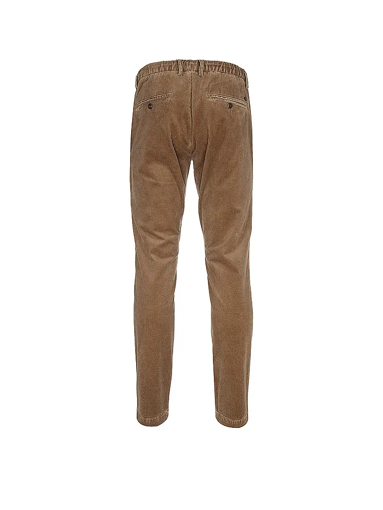 ALBERTO | Pantalon en velours côtelé coupe slim JUMP | braun