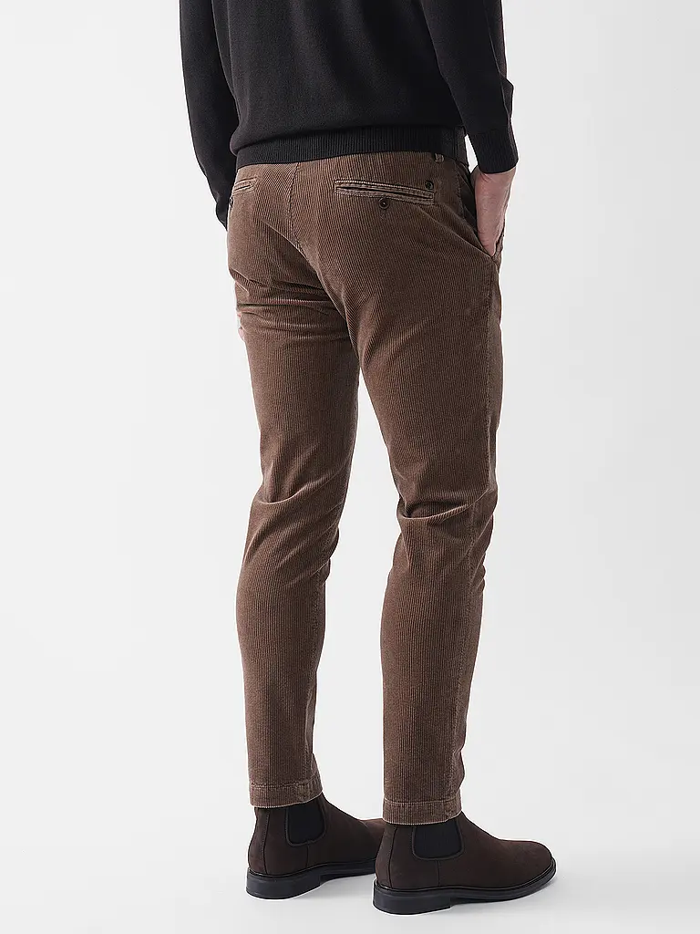 ALBERTO | Pantalon en velours côtelé coupe slim JUMP | 