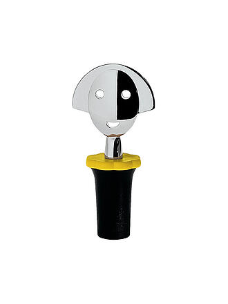 ALESSI | Bouchon de bouteille Anna Stop Noir 4 cm