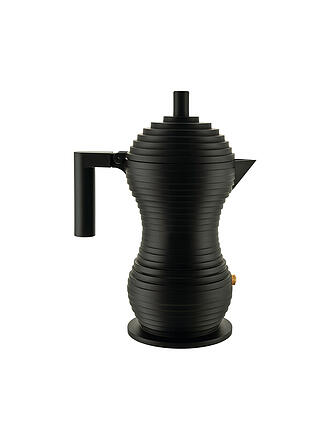ALESSI | Machine à expresso Pulcina Black Alu/Noir 3 tasses