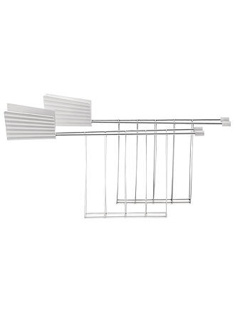 ALESSI | Pince à sandwich Plissé 2 pièces blanc MDL08RACKW