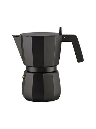 ALESSI | Machine à expresso Moka 6 tasses Noir